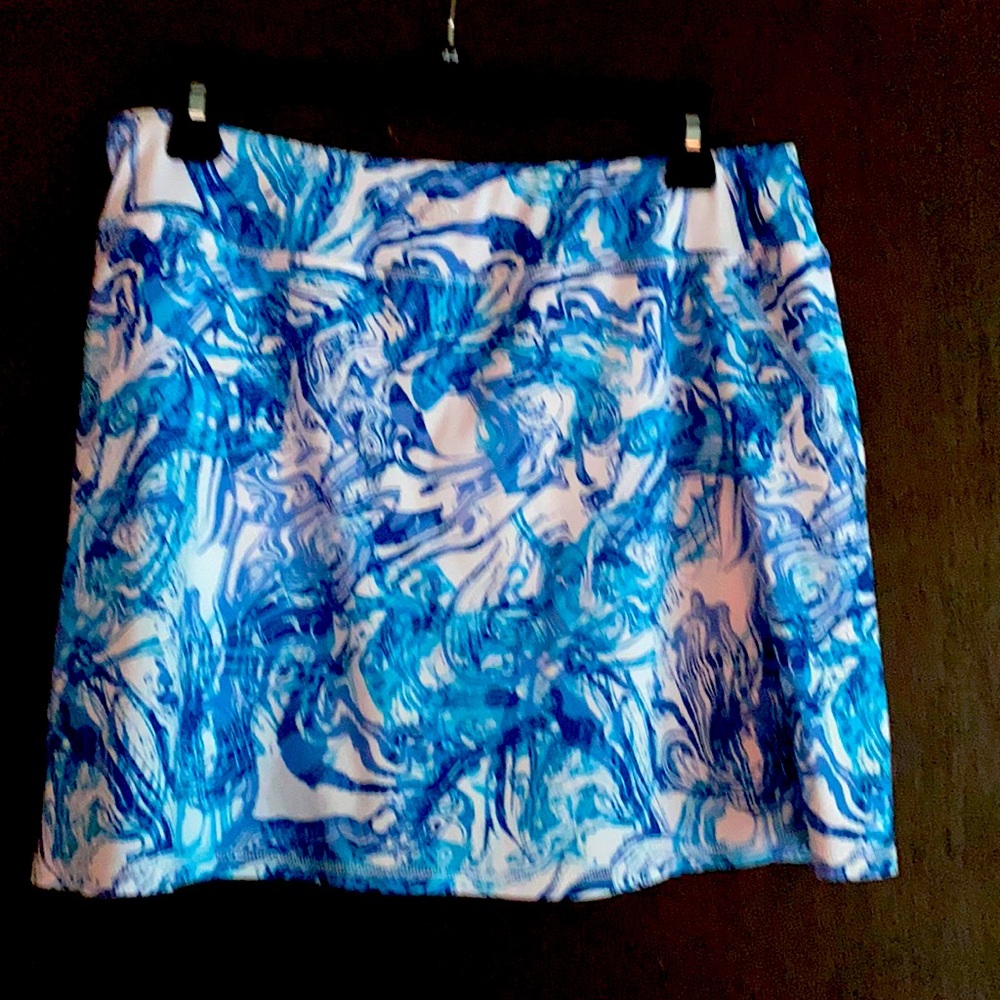 Skort blue and white